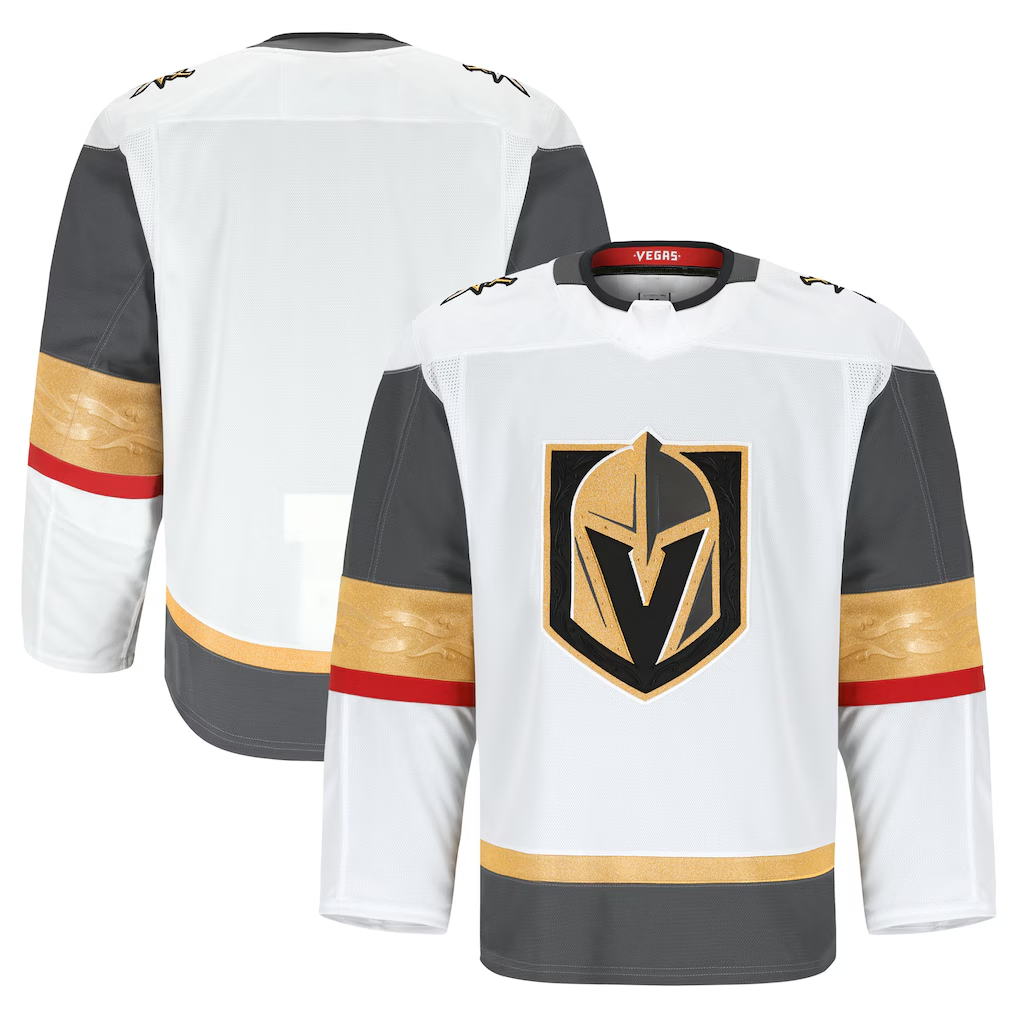 Mdoa V.Golden Knights White Away Authentic Pro Jerseys
