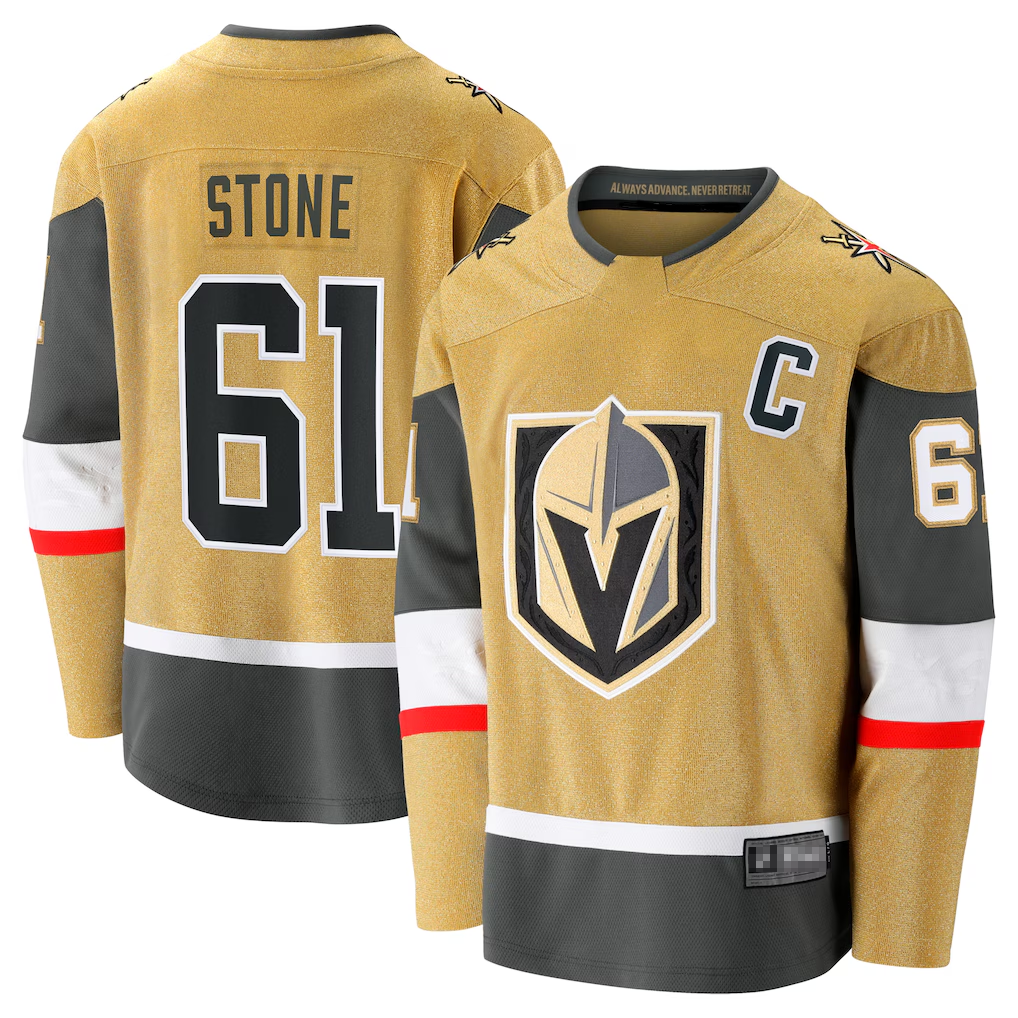 Mdoa VG.Knights #61 Mark Stone Gold Home Breakaway Jerseys