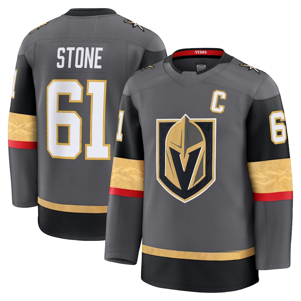 Mdoa VG.Knights #61 Mark Stone Gray Alternate Premium Jerseys