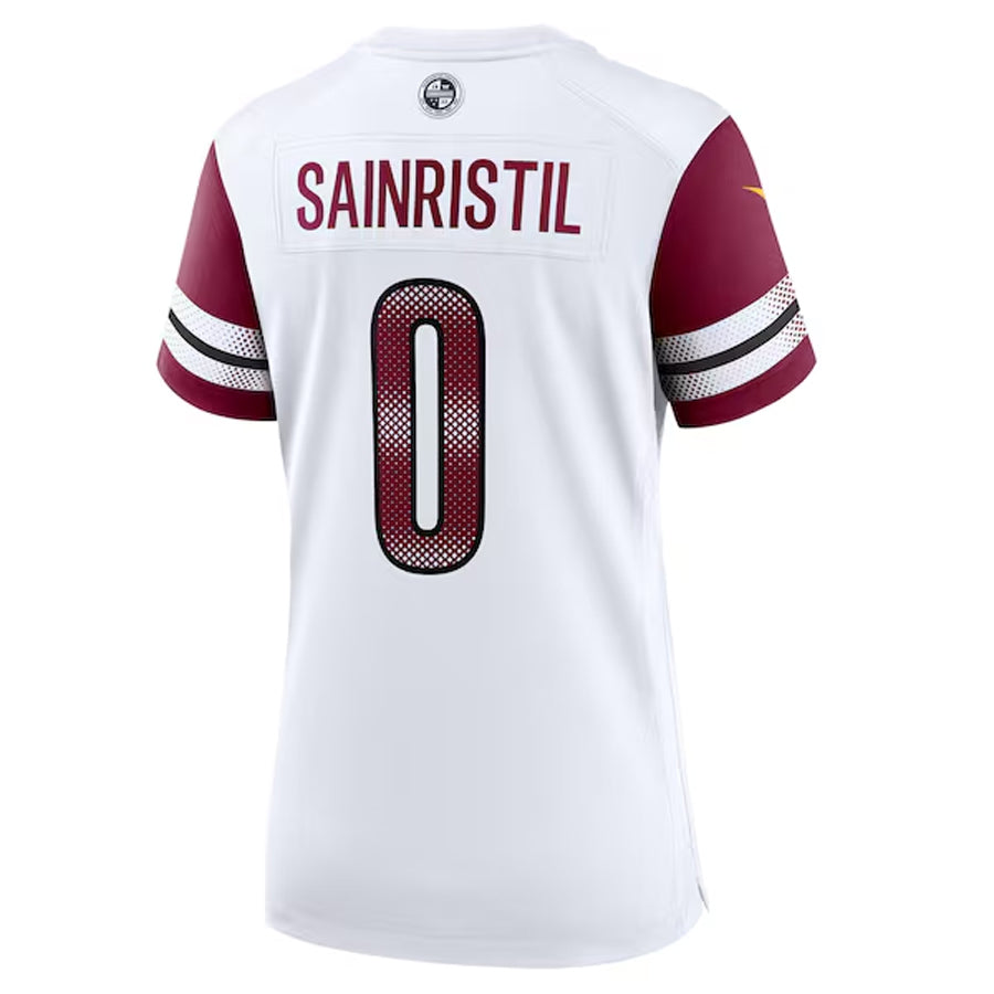 Mdoa W.Commanders #0 Mike Sainristil Player White Home Game Stitched Jerseys