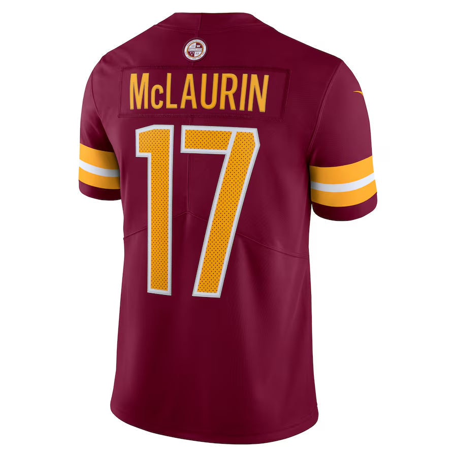 Mdoa W.Commanders #17 Terry McLaurin Player Burgundy Vapor Limited Stitched Jerseys