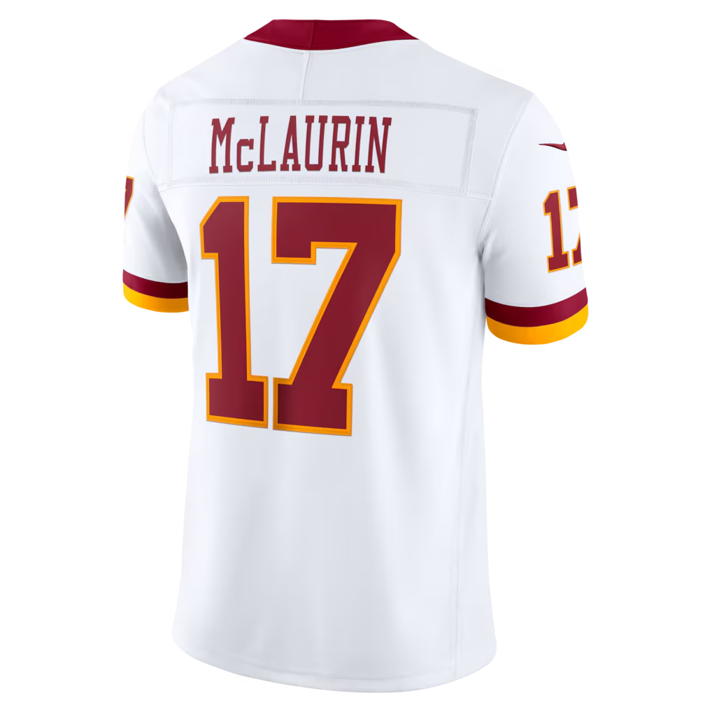 Mdoa W.Commanders #17 Terry McLaurin White Vapor F.U.S.E. Stitched Limited Jerseys