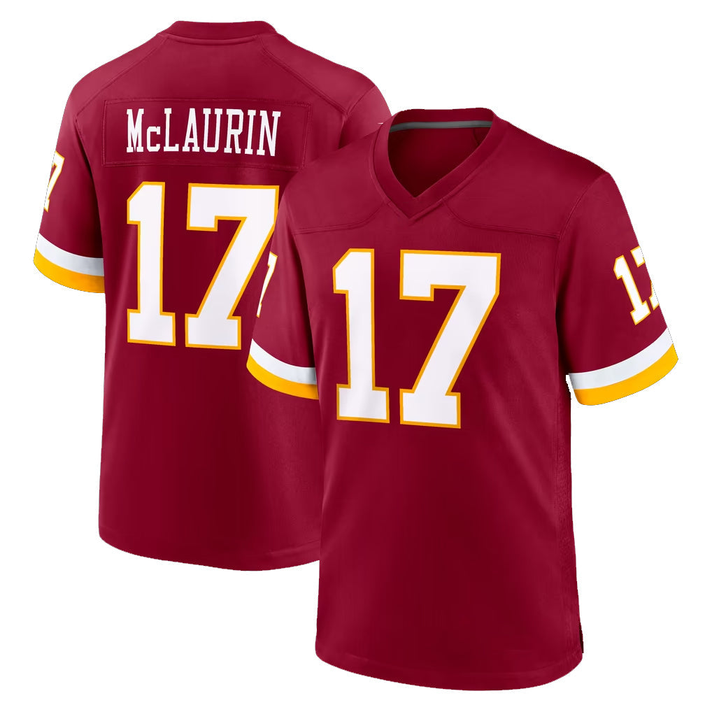 Mdoa W.Commanders #17 Terry Mclaurin Player Burgundy Game Home Stitched Jerseys
