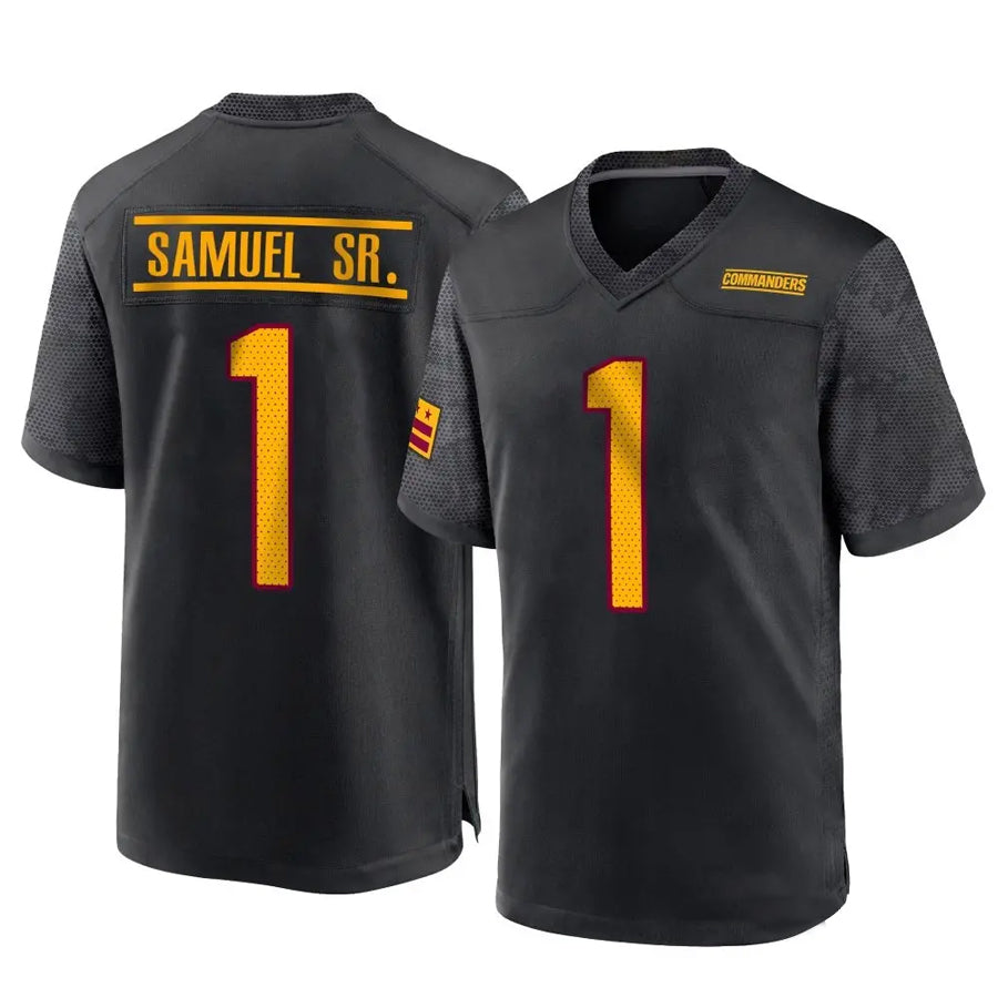 Mdoa W.Commanders #1 Deebo Samuel Sr Player Black Home Game Football Jerseys
