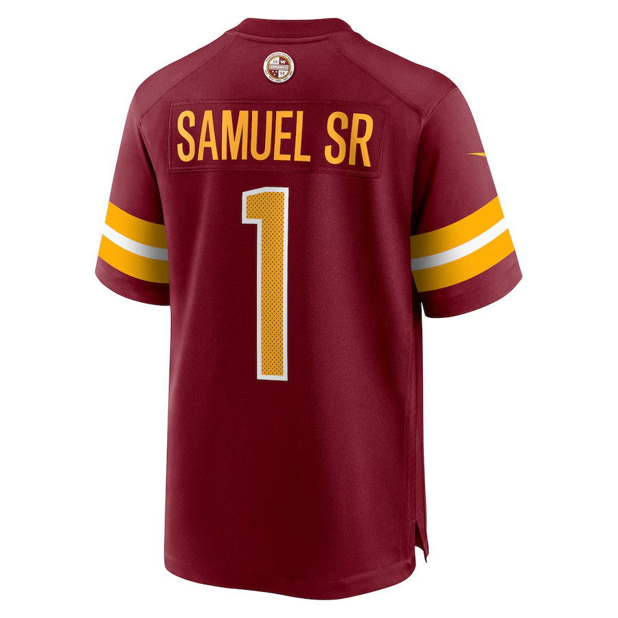 Mdoa W.Commanders #1 Deebo Samuel Sr Player Burgundy Home Game Football Jerseys