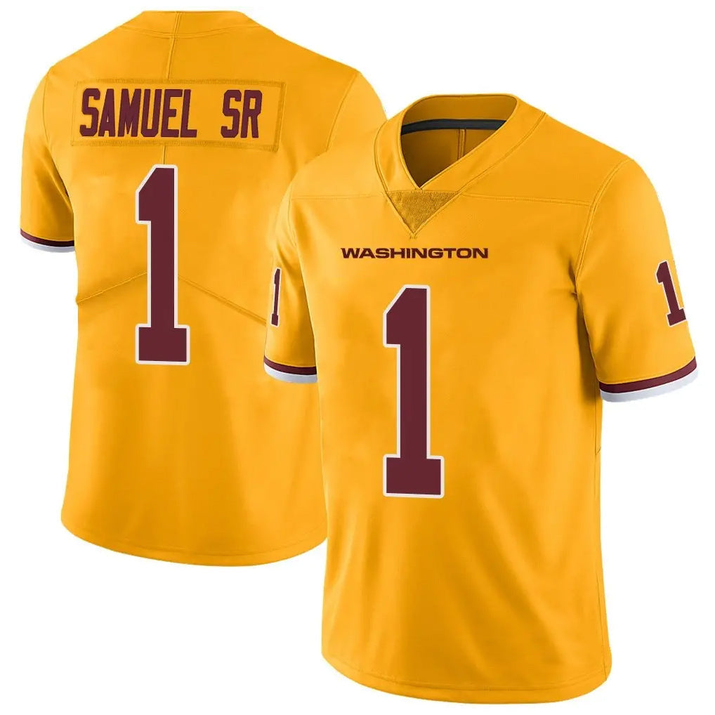 Mdoa W.Commanders #1 Deebo Samuel Sr Player Gold Vapor Limited Stitched Jerseys