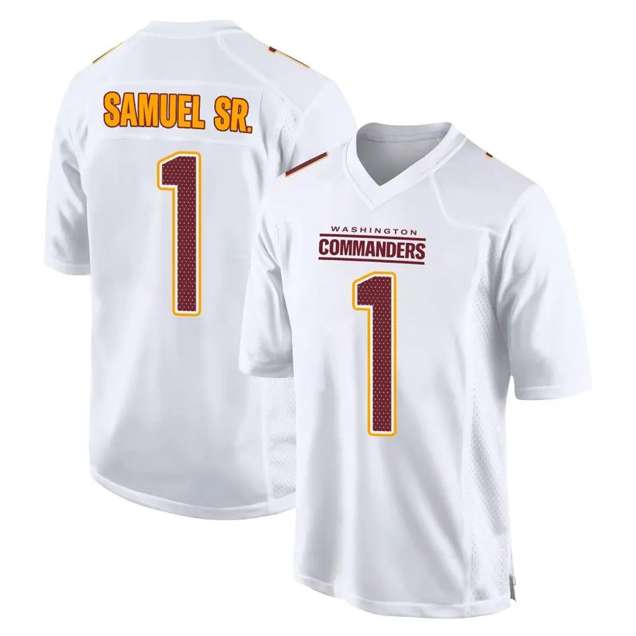 Mdoa W.Commanders #1 Deebo Samuel Sr Player Tundra White Fashion Game Stitched Jerseys