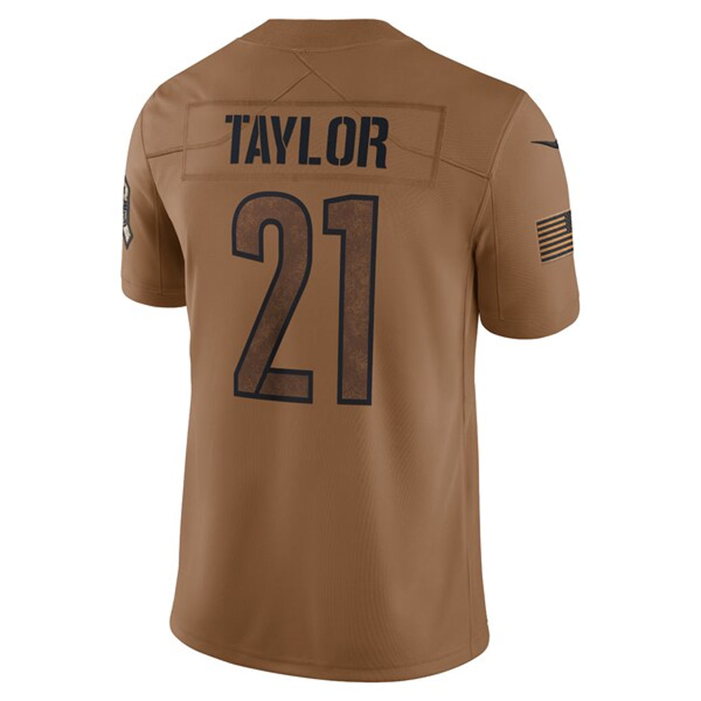 Mdoa W.Commanders #21 Sean Taylor Player Brown Salute To Service Limited Stitched Jerseys