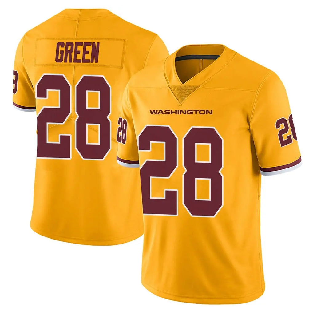 Mdoa W.Commanders #28 Darrell Green Player  Gold Vapor Limited Stitched Jerseys