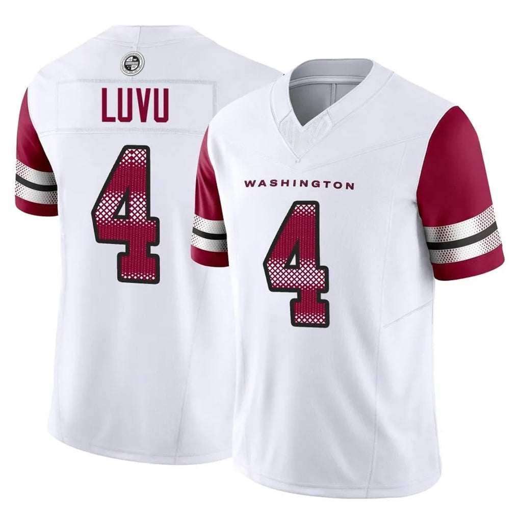 Mdoa W.Commanders #4 Frankie Luvu Player White Vapor F.U.S.E. Limited Football Jerseys