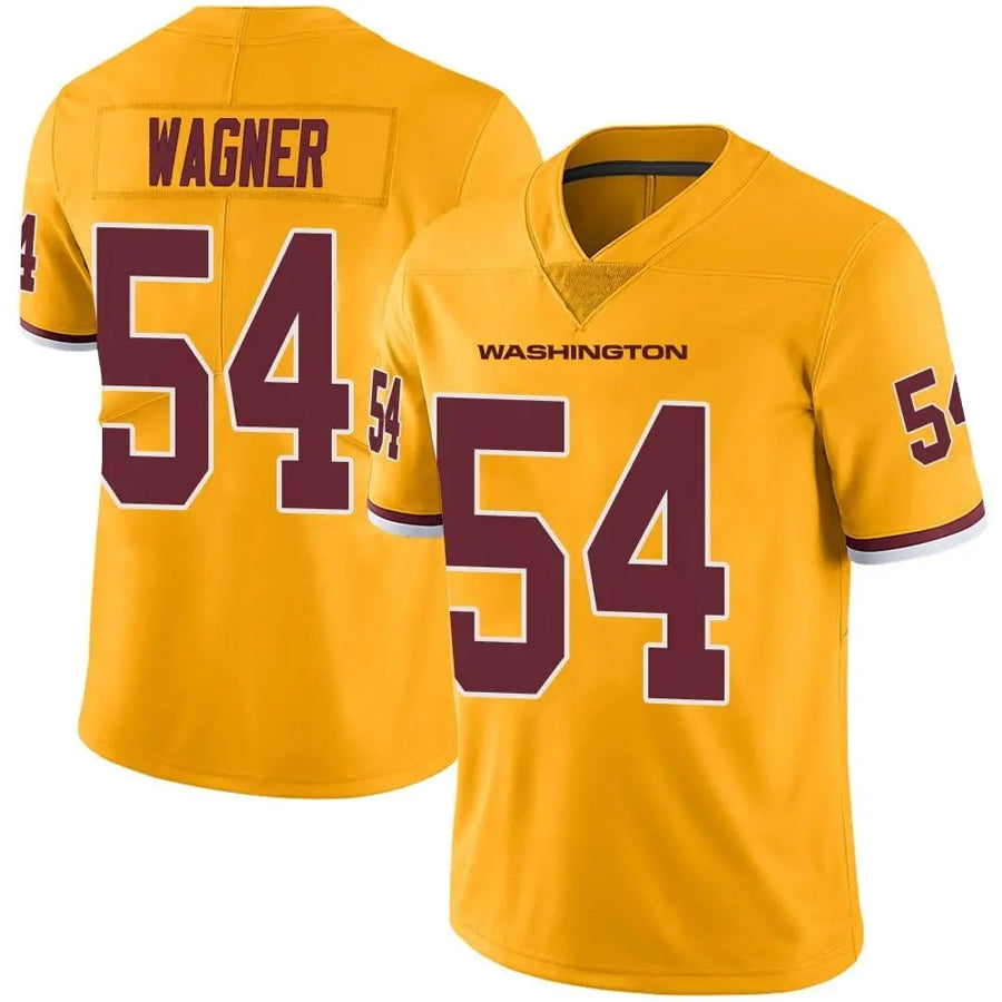 Mdoa W.Commanders #54 Bobby Wagner Player Limited Gold Color Rush Stitched Jerseys