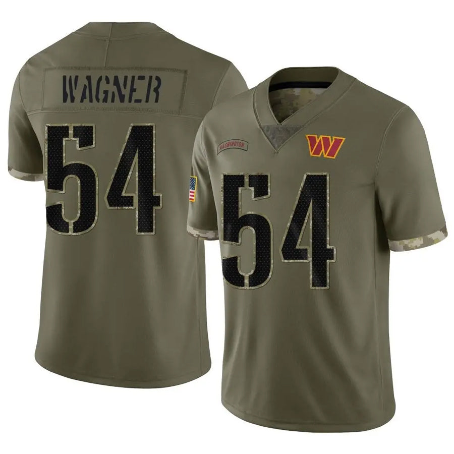 Mdoa W.Commanders #54 Bobby Wagner Player Olive Salute To Service Limited Stitched Jerseys