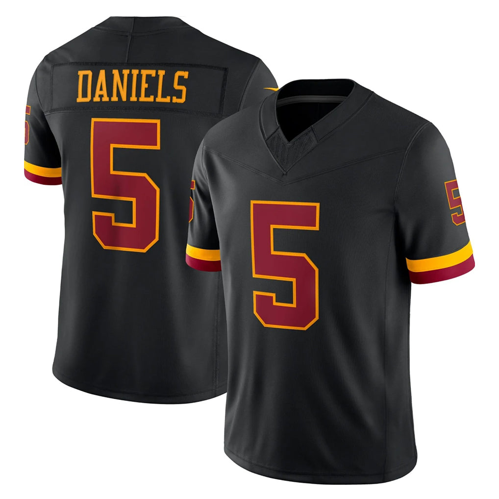 Mdoa W.Commanders #5 Jayden Daniels Player Black Limited Vapor Home Game Stitched Jerseys