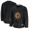 Mdoa W.Jets Black 2024 Military Appreciation Practice Jerseys