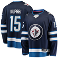 Mdoa W.Jets #15 Rasmus Kupari Navy Home Premier Breakaway Player Jerseys