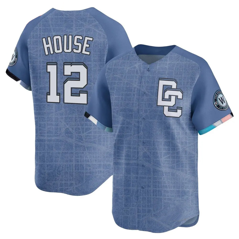 Mdoa W.Nationals #12 Brady House Player Blue Limited City Connect Stitched Jerseys
