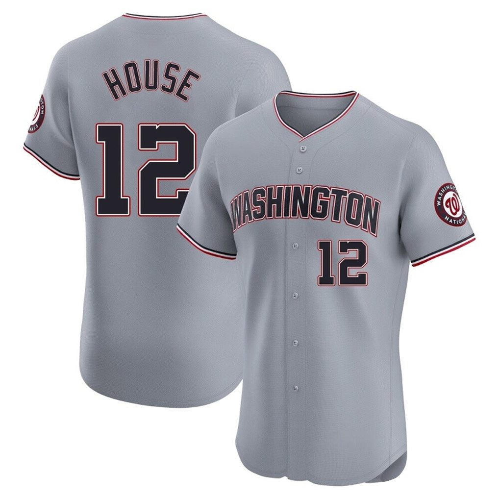 Mdoa W.Nationals #12 Brady House Player Gray City Connect Elite Alternate Stitched Jerseys