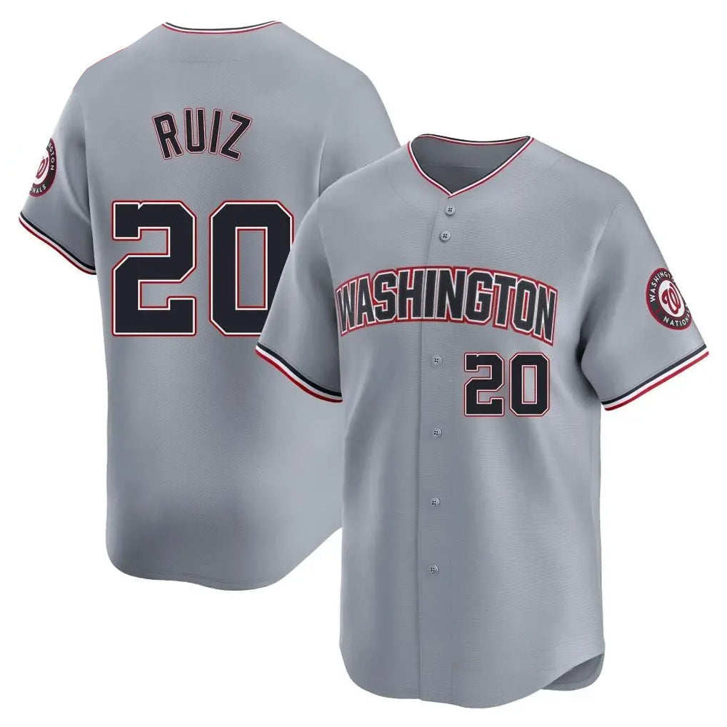 Mdoa W.Nationals #20 Keibert Ruiz Player Gray City Connect Elite Alternate Stitched Jerseys