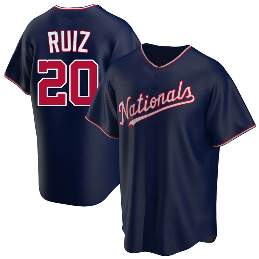 Mdoa W.Nationals #20 Keibert Ruiz Player Navy Replica Game Stitched Jerseys