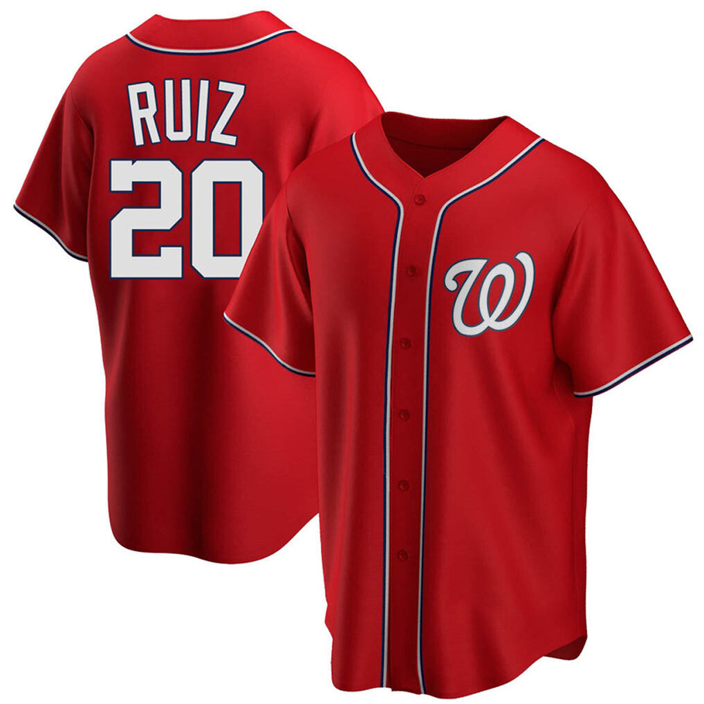 Mdoa W.Nationals #20 Keibert Ruiz Player Red Home Alternate Replica Jerseys