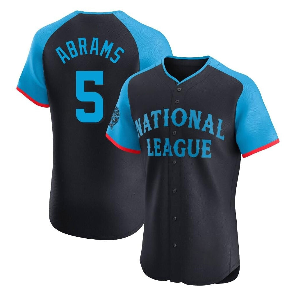 Mdoa W.Nationals #5 CJ Abrams Player Navy Elite National League All-Star Game Stitched Jerseys