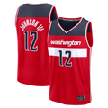 Mdoa W.Wizards #12 Tre Johnson III Red Fast Break Replica Jerseys - Icon Edition