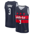 Mdoa W.Wizards #3 Trae Young Navy Fast Break - Statement Edition