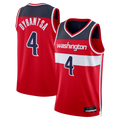 Mdoa W.Wizards #4 AJ Dybantsa Red 2026 Draft Swingman Jerseys - Icon Edition