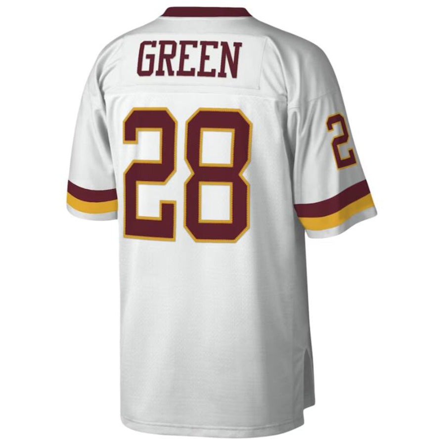 Mdoa Washington Football Team #28 Darrell Green Mitchell & Ness White Legacy Replica Stitched Jerseys