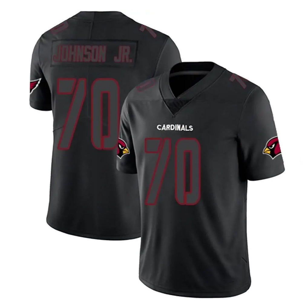 A.Cardinals #70 Paris Johnson Jr. Player Black Impact Limited Home Game Mdoa Stitched Jerseys