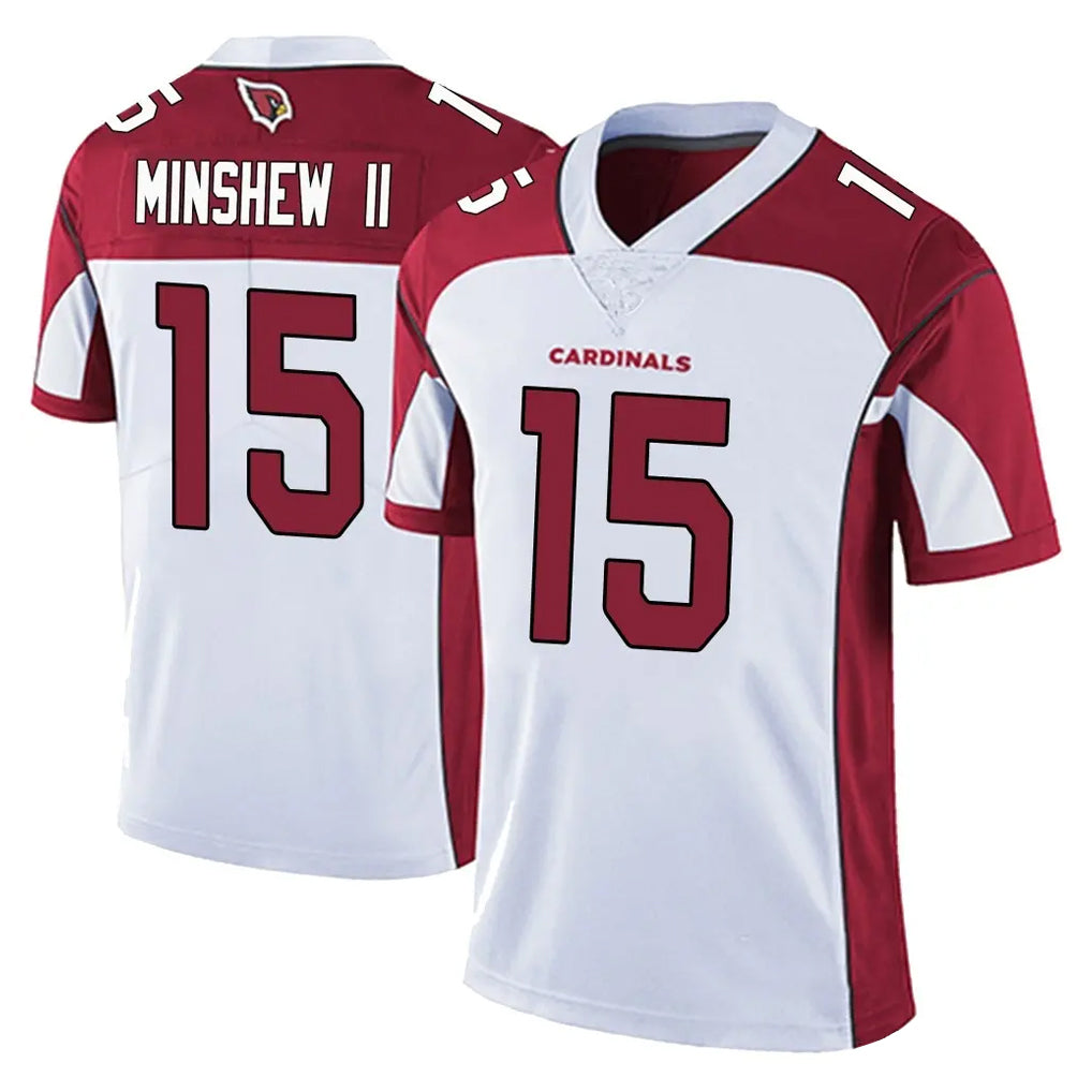 A.Cardinals #15 Gardner Minshew II Player White Vapor Limited Home Game Mdoa Stitched Jerseys