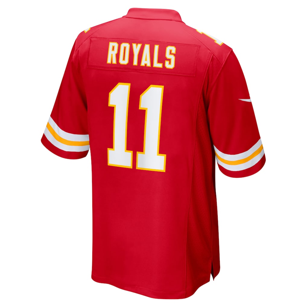 Mdoa KC.Chiefs #11 Jalen Royals Red Team Game Jersey