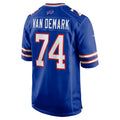 Mdoa B.Bills #74 Ryan Van Demark Royal Game Player Jersey