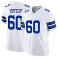D.Cowboys #60 Tyler Guyton Player White Limited Vapor F.U.S.E. Home Game Mdoa Stitched Jerseys