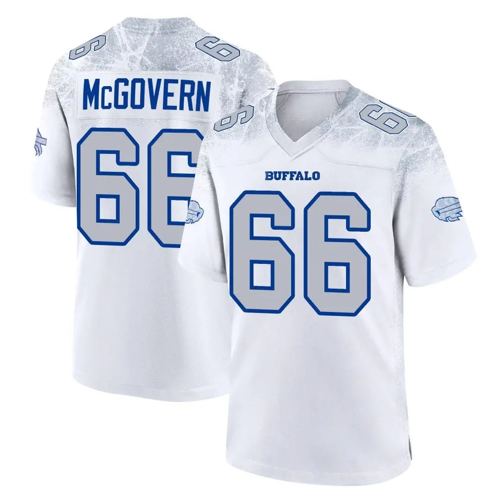 B.Bills #66 Connor McGovern Player White Rivalries Collection Game Mdoa Stitched Jerseys