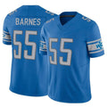 D.Lions #55 Derrick Barnes Player Blue Vapor F.U.S.E. Limited Home Game Mdoa Stitched Jerseys