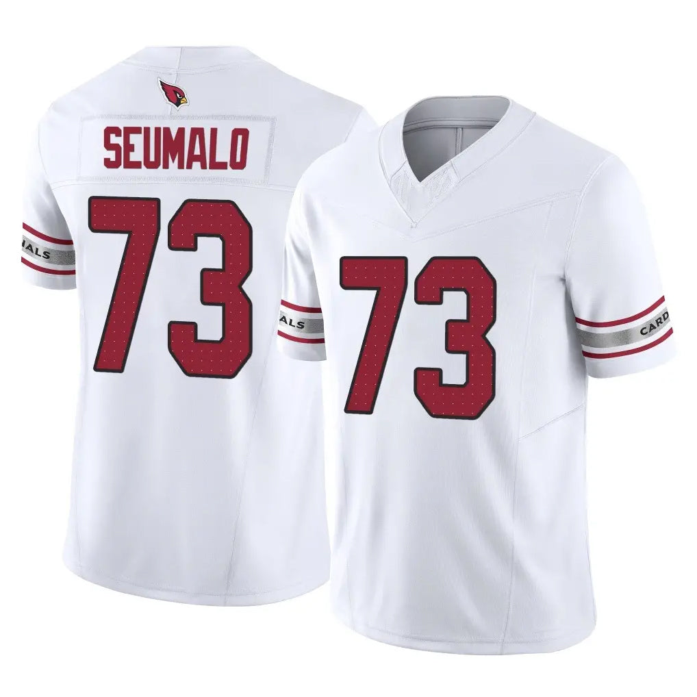 A.Cardinals #73 Isaac Seumalo Player White Vapor F.U.S.E. Limited Home Game Mdoa Stitched Jerseys