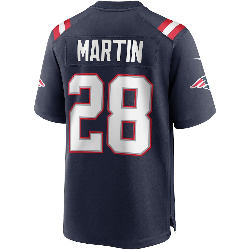 Mdoa NE.Patriots #28 Curtis Martin Navy Game Retired Player Jersey
