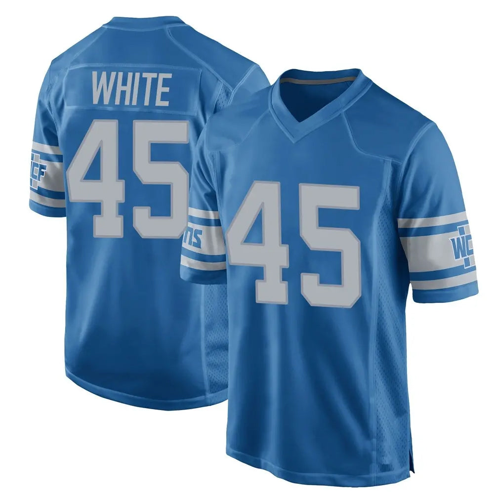 D.Lions #45 Devin White Player Blue Vapor Untouchable Throwback Game Mdoa Stitched Jerseys