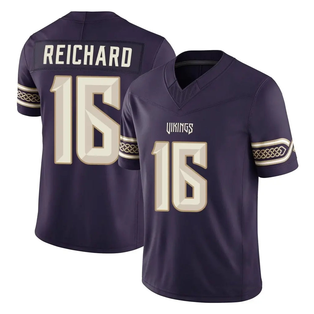 MN.Vikings #16 Will Reichard Player Purple Limited 2026 Rivalries Collection Home Game Mdoa Stitched Jerseys