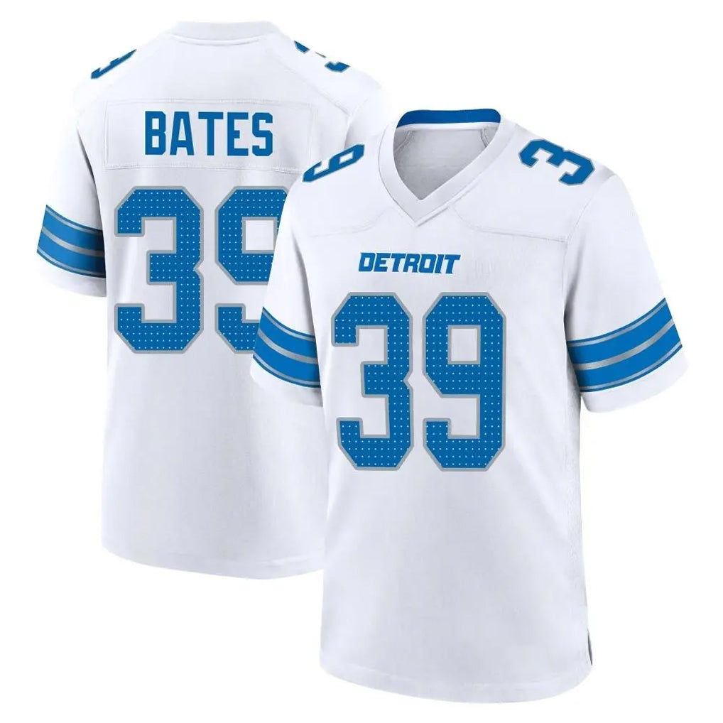 D.Lions #39 Jake Bates Player White Alternate Home Game Mdoa Stitched Jerseys