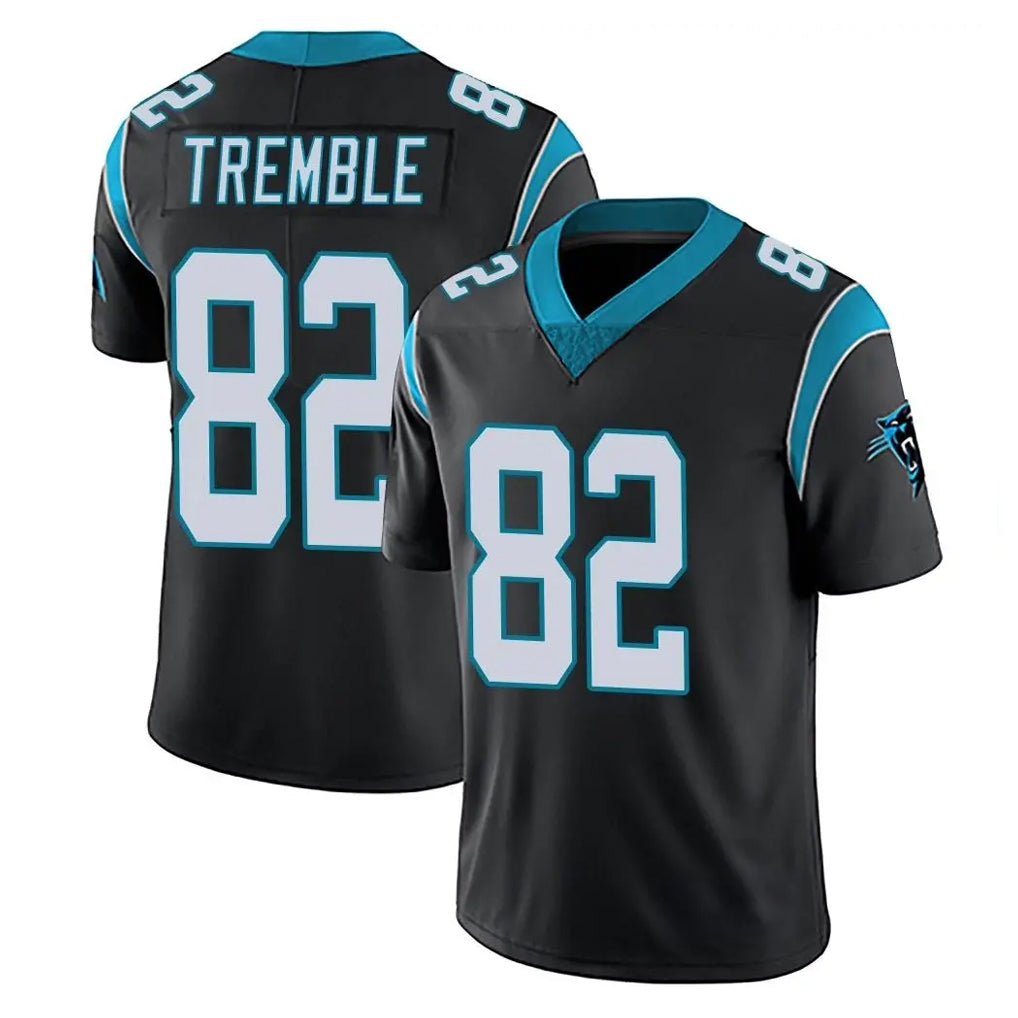 C.Panthers #82 Tommy Tremble Player Black Vapor Untouchable Limited Game Mdoa Stitched Jerseys