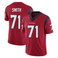H.Texans #71 Braden Smith Player Red Limited Vapor Untouchable Home Game Mdoa Stitched Jerseys