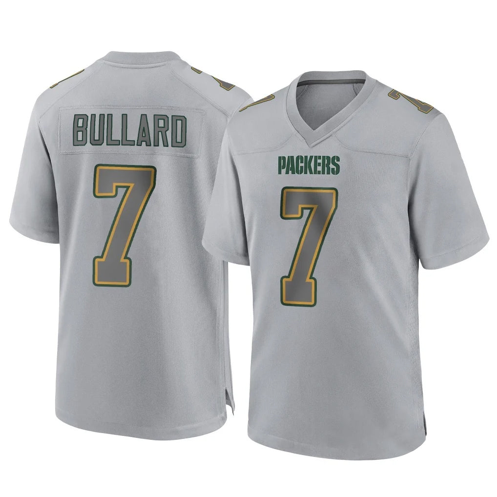 GB.Packers #7 Javon Bullard Player Gray Atmosphere Fashion Home Game Mdoa Stitched Jerseys