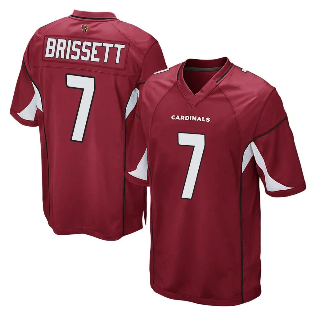 A.Cardinals #7 Jacoby Brissett Player Cardinal Home Game Mdoa Stitched Jerseys