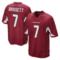 A.Cardinals #7 Jacoby Brissett Player Cardinal Home Game Mdoa Stitched Jerseys