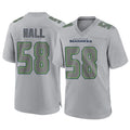 S.Seahawks #58 Derick Hall Player Gray Atmosphere Fashion Home Game Mdoa Stitched Jerseys