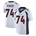 D.Broncos #74 Ben Powers Player White Vapor Untouchable Limited Home Game Mdoa Stitched Jerseys
