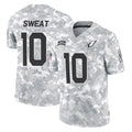 A.Cardinals #10 Josh Sweat Player Arctic Camo Limited Salute To Service Home Game Mdoa Stitched Jerseys