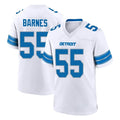 D.Lions #55 Derrick Barnes Player White Alternate Home Game Mdoa Stitched Jerseys
